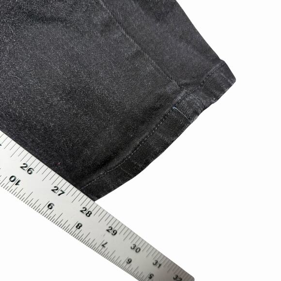 Izod Jeans Mens 32 x 28 Slim Taper Fit Denim Pants Black Stretchy - Picture 4 of 11